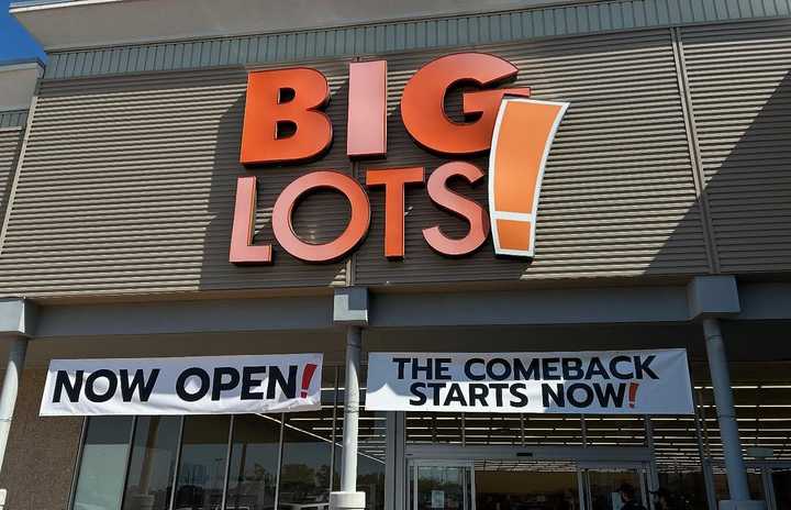 A Big Lots store that reopened in April 2025.