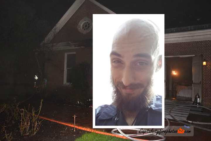 Cody Balmer the accused arsonist of the governor's mansion and the aftermath of the blaze.&nbsp;