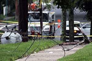High-Voltage Power Line Crashes Through NJ Driver's Windshield — She Somehow Survives
