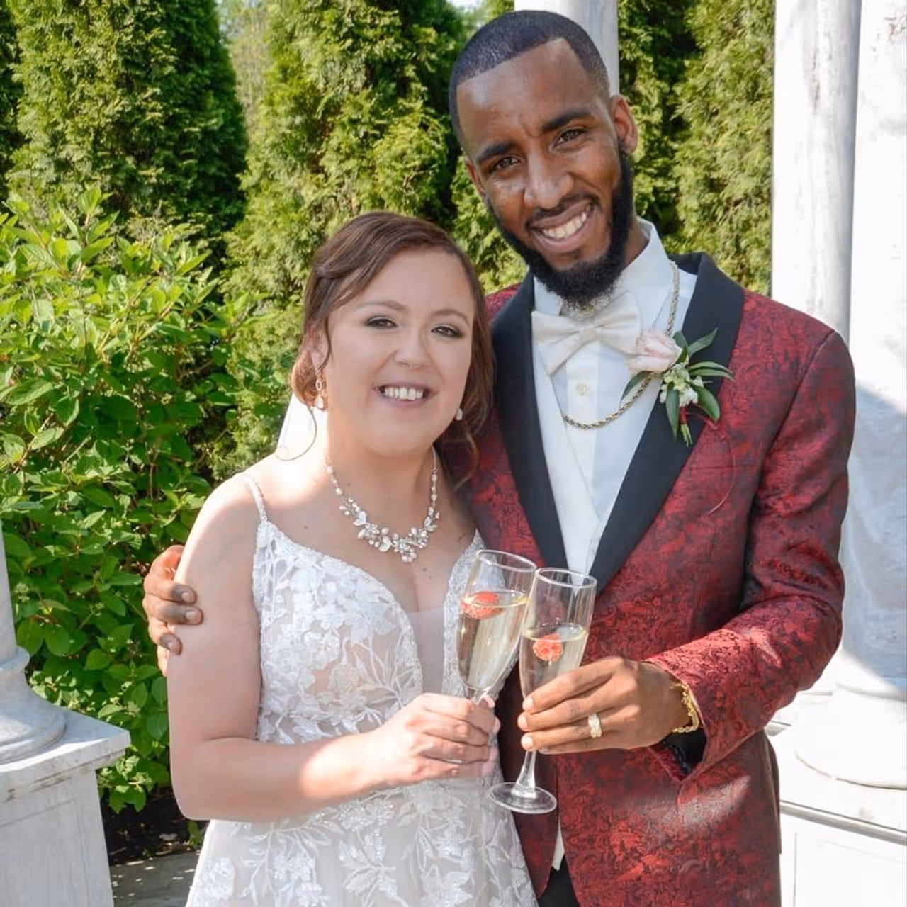 Emily Prather with her husband, Kyle. Emily Prather with her husband, Kyle.