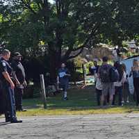 <p>Adam Sandler waves to fans while in Hackettstown filming "Happy Gilmore 2."
  
</p>