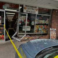 Car Crashes Into Bagel Shop After Driver Hits Gas While Parking In Hudson Valley