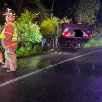 Car Flips In Early Morning Hudson Valley Crash