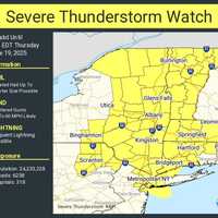 Severe Thunderstorm Watch Issued For Much Of Massachusetts