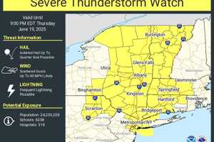 Severe Thunderstorm Watch Issued For Most Of CT