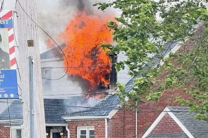 Fire Rips Through Lyndhurst Home, Sends One Firefighter To Hospital: Officials