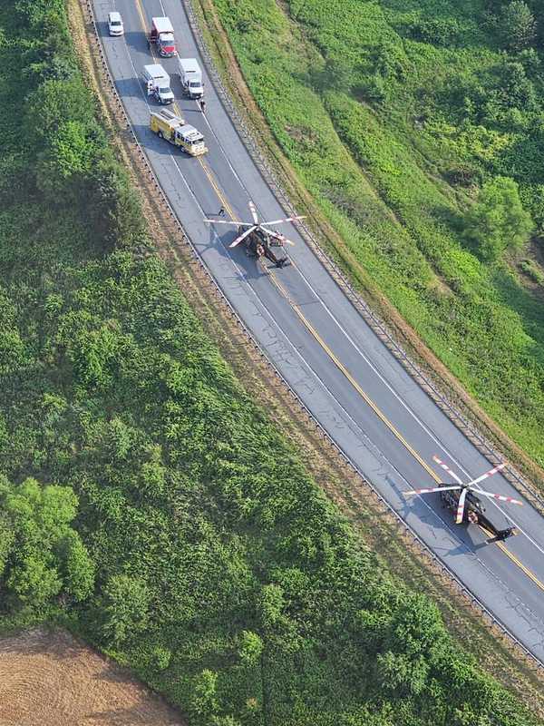 2 Dead, 3 Airlifted After Fiery Crash On Route 30 In Maryland: State Police