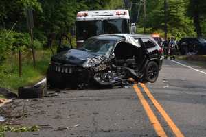 DWI Driver Trapped After Crashing Into Tree: Holmdel PD