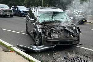 Serious Route 4 Crash Involving Minivan, Jitney Bus Draws Major Response (DEVELOPING)