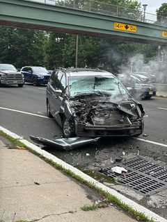 Serious Route 4 Crash In Teaneck Involving Minivan, Jitney Bus Draws Major Response