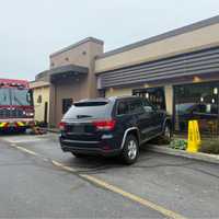 Driver Crashes Into Taco Bell, Hospitalized In Poughkeepsie