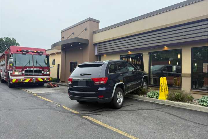Driver Crashes Into Taco Bell, Hospitalized In Hudson Valley