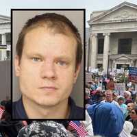 Heavily Armed Man With Gun, Ammo, Bayonet Arrested Near Rally In West Chester: DA (VIDEO)