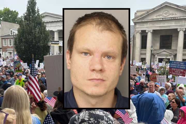 Heavily Armed Man With Gun, Ammo, Bayonet Arrested Near Rally In West Chester: DA (VIDEO)