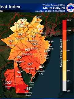 Heat Advisory Issued In NJ/PA: Here’s Where Temps Will Feel Like 100°