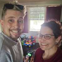 <p>Angela Warner-Logothetis and David Kittredge on June 23, 2025.</p>