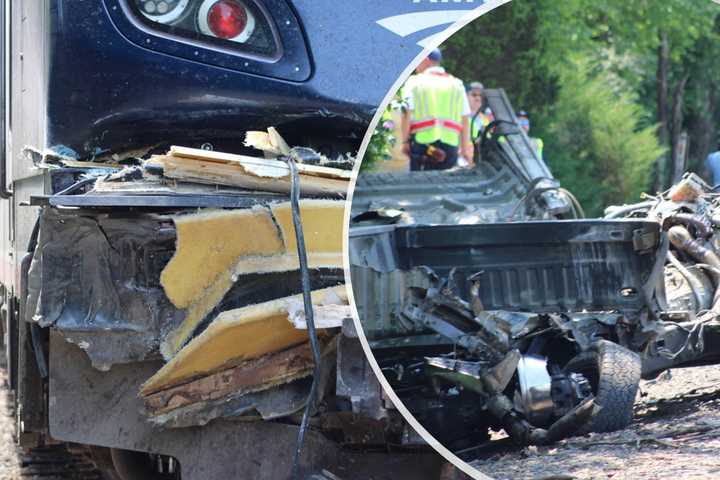 Truck Ripped Apart By Train In DMV; Two Women Survive Wreckage: Sheriff