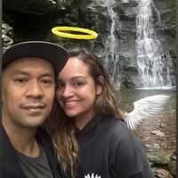 <p>Lloyd and Carol Luistro the weekend that she died.</p>