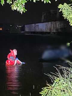 Driver Rescued After Vehicle Plunges Into Hudson River In Westchester