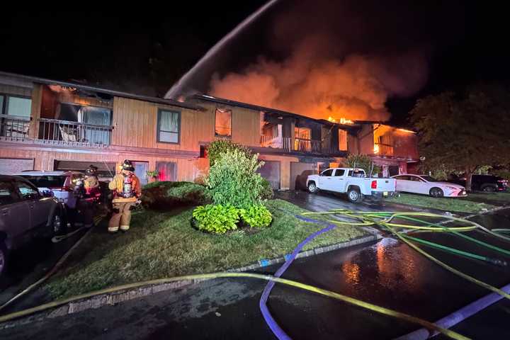 5 Townhouses Damaged In 3-Alarm Wharton Borough Fire: Authorities