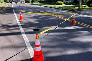 Two Gaping Sinkholes Shut Down Bergen County Roads (PHOTOS)