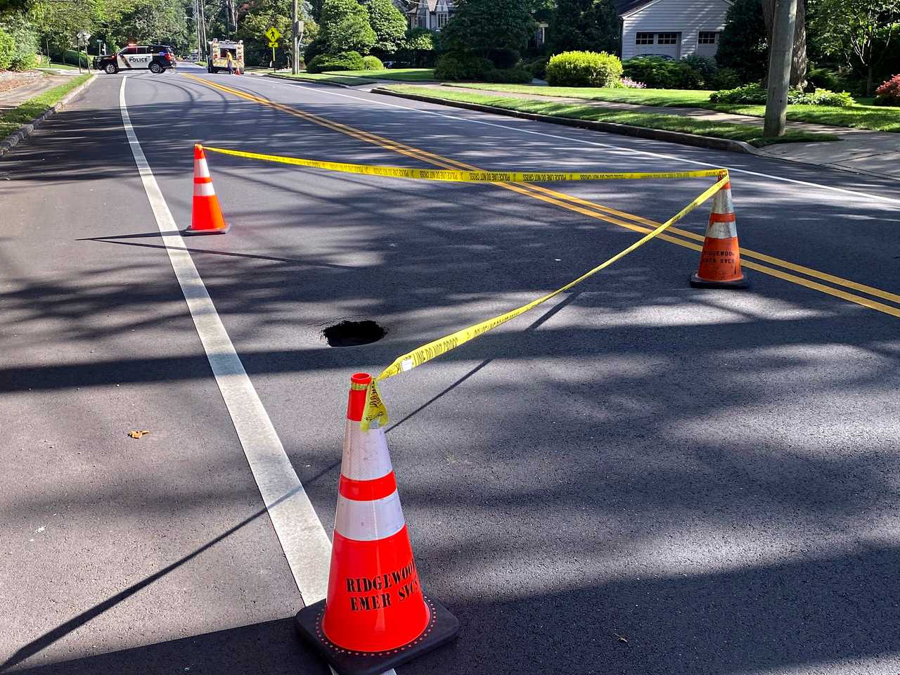 Two Gaping Sinkholes Shut Down Bergen County Roads (Photos) Pascack