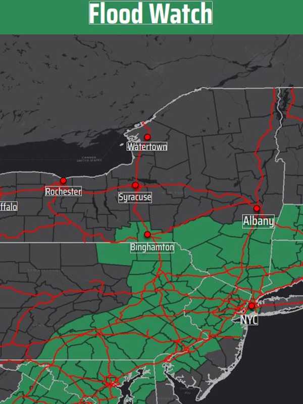 Flash Flood Warning Issued In Bergen As Heavy Rain Moves In: Here's How Long