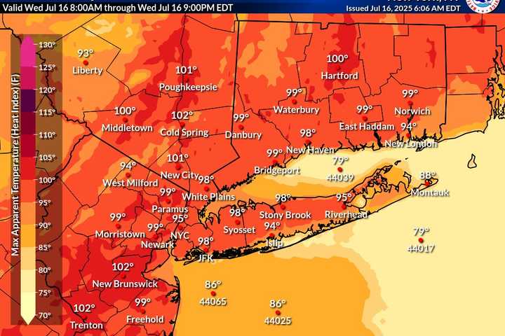 Scorching Heat, Bad Air Quality Grips Region: Alerts Issued For Long Island