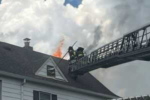 Propane Tank Launches Block During 3-Alarm Fire In Maywood, 5 Firefighters Hospitalized