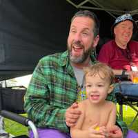 <p>Bruce Golomb with Adam Sandler on the set of "Happy Gilmore 2"
  
</p>