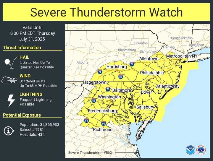 Severe Thunderstorm Watch