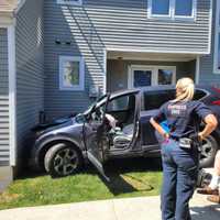 Car Crashes Into Residence In Carmel