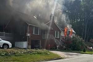 2 Firefighters Injured, Cat Rescued From West Milford Blaze: Officials