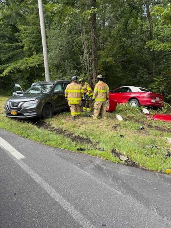 Jaws Of Life Used To Save Woman After Route 9G Crash In Red Hook: Tickets Issued