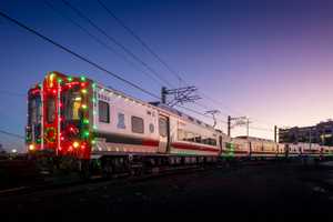 Don't Miss It: MTA Holiday Lights Train Adds Festive Glow To Westchester Tracks