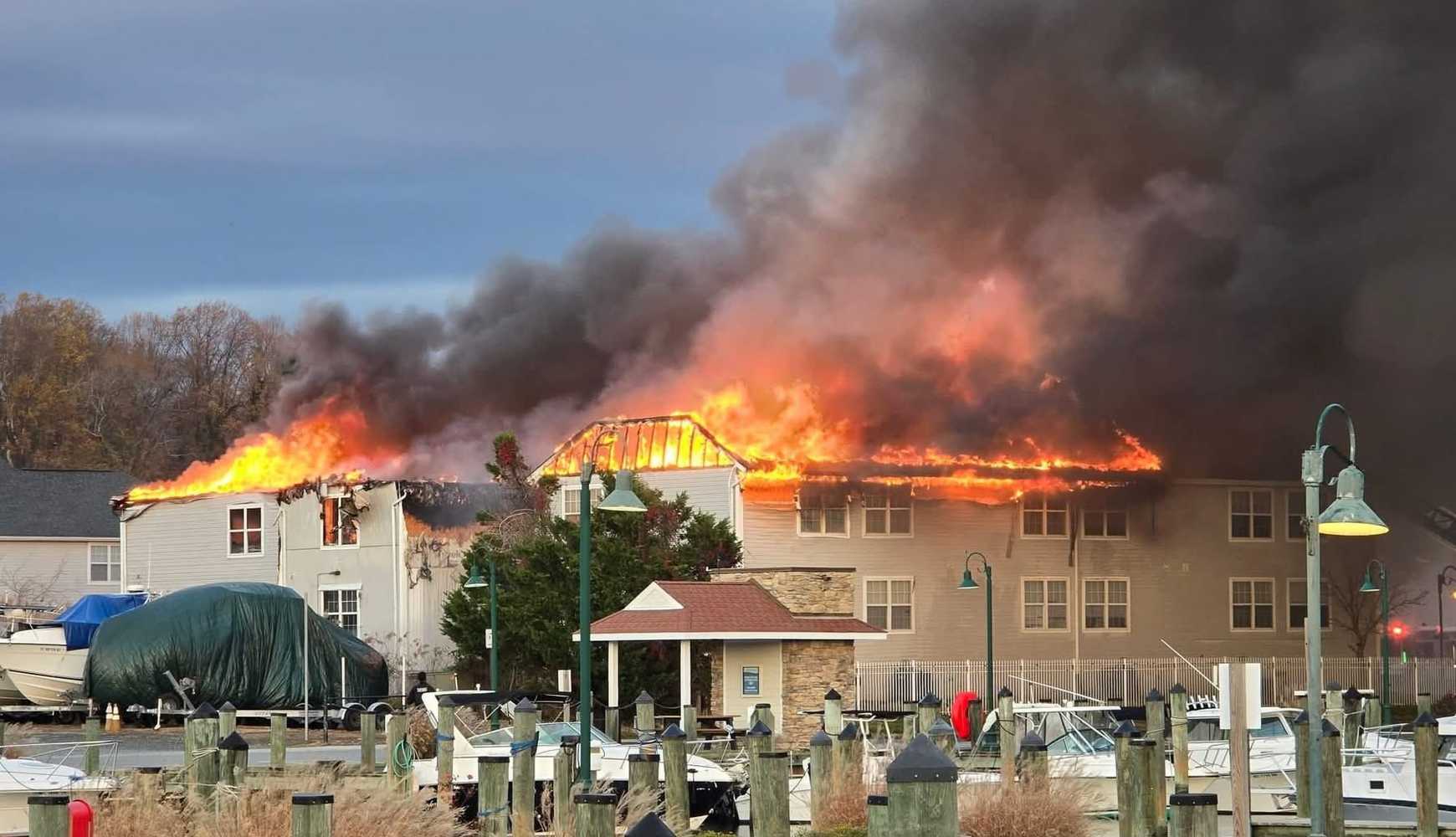 
The Calvert County fire.
  

