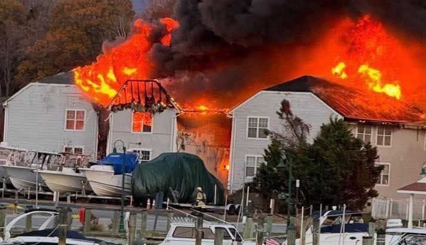 
The Calvert County fire.
  

