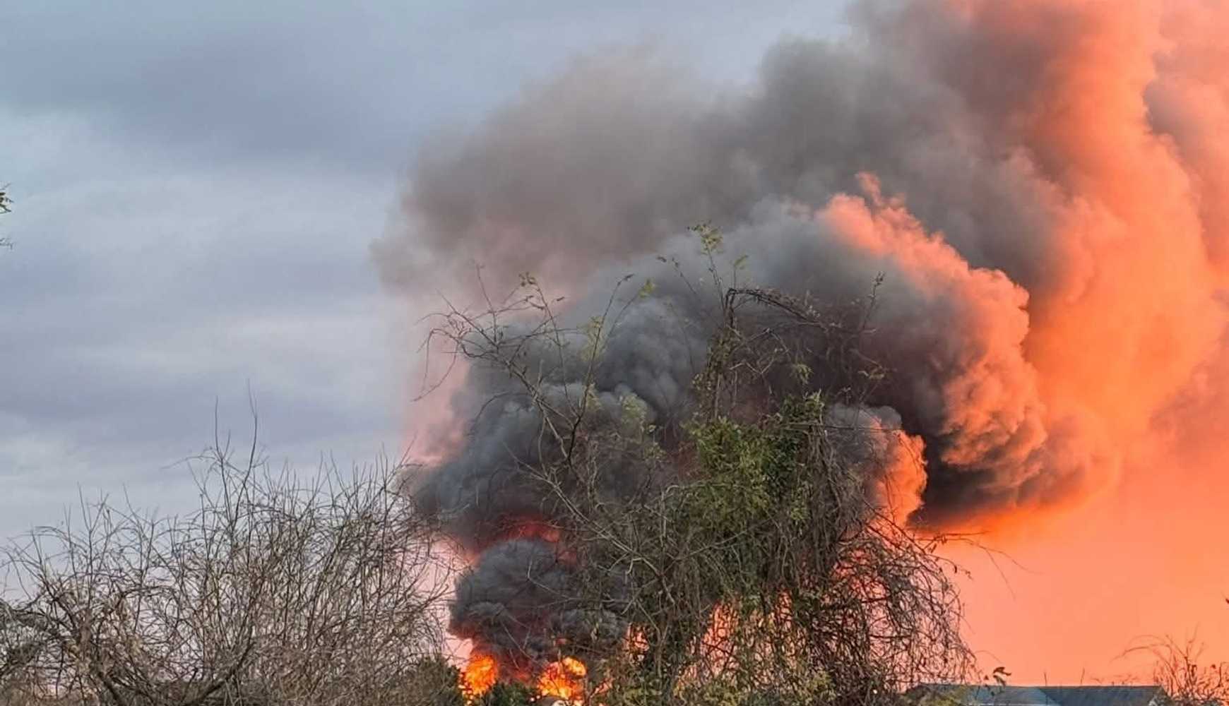 
The Calvert County fire.
  

