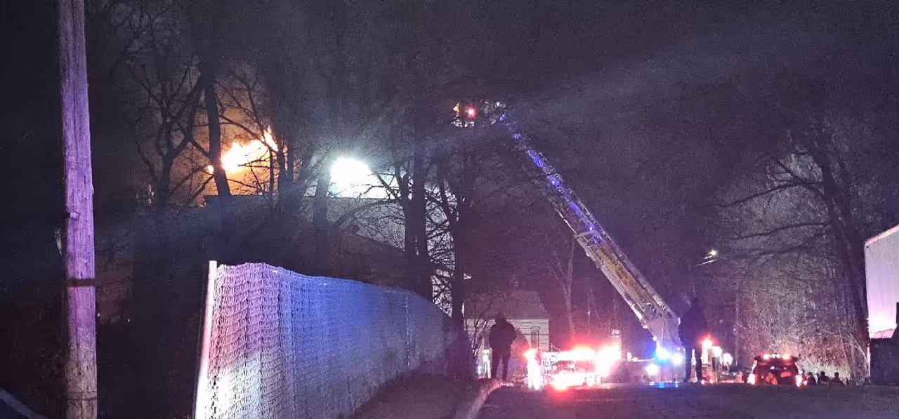 The scene of the fire in Central Valley.&nbsp;