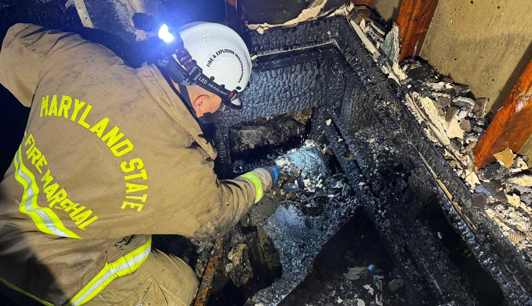 
The Harford County fire.
