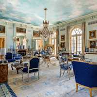 <p>The interior of the 108-year-old manor looks like it was ripped from the Palace At Versailles.</p>