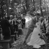 <p>Ashley and Kyle Tress at their Folklore-themed wedding.
  
</p>