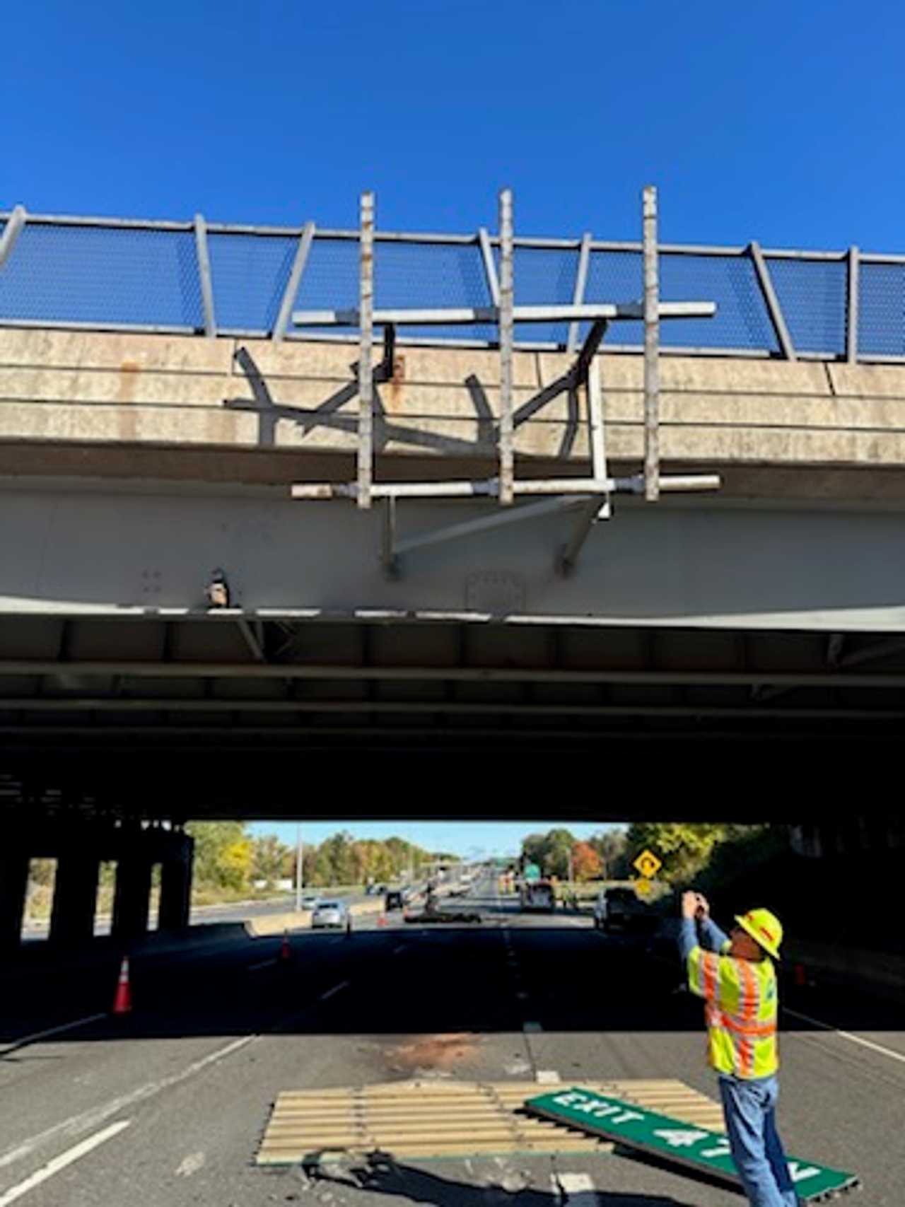 I91 Lanes Closed After Truck Strikes, Damages Overpass Thomaston