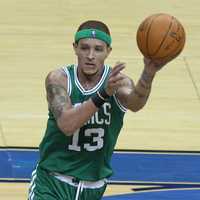 <p>Delonte West in 2011 playing for the Boston Celtics.</p>