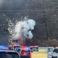 Video Shows Van Explosion That Caused Gridlock On Route 10 In Randolph