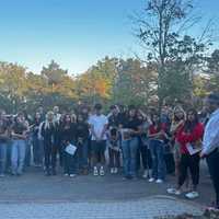 <p>At the Valley Chabad vigil for Brooke.</p>