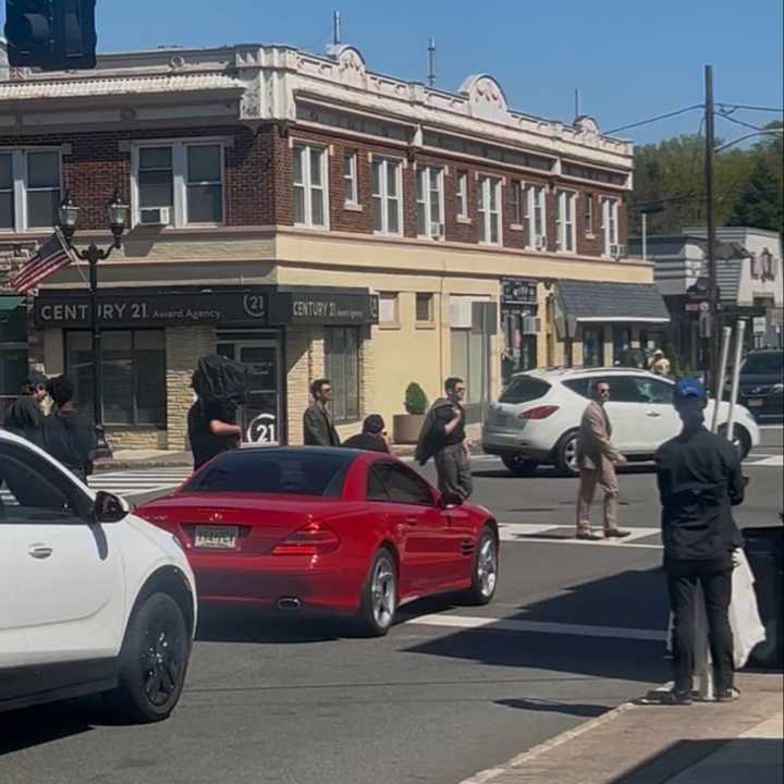 The Jonas Brothers were spotted filming in Nutley this week.