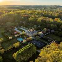 $9.25M Grand Estate With Indoor Pool, Horse Barn, Movie Theater Hits Market In Westchester