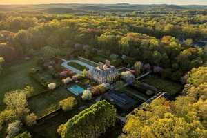 $9.25M Grand Estate With Indoor Pool, Horse Barn, Movie Theater Hits Market In North Salem