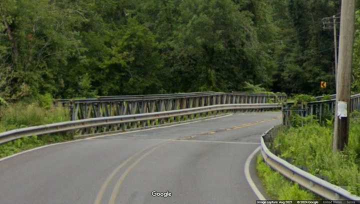 A bridge on Allenwood-Lakewood Road over the Manasquan River in Wall Township, NJ.